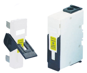 Uchwyt bezpiecznikowy montowany na szynie Mocowanie szynowe rozmiar: A3 63A 690V ac, ze wskaźnikiem stanu Eaton