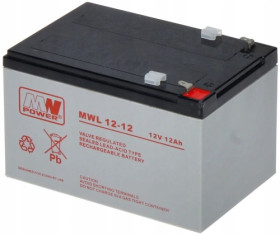 MWL 12-12L akumulator żelowy AGM 12V / 12Ah