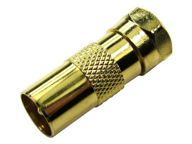 Złącze TV, Męskie do męskiego, Koncentryczny