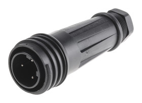 Złącze wielostykowe przemysłowe 3-pinowe Montaż na kablu Wtyczka Bulgin