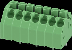 1985247 PCB terminal block, 7-pole, RM: 3.5 mm, 0.2 - 1.5 mm²