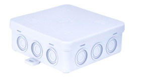 Puszka N/T Hermetyczna Z Dławicą Zintegrowaną 100X100x39mm Ip54 Biała N7...