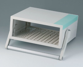 ABS enclosure, (L x W x H) 260 x 245 x 124 mm, gray white (RAL 9002), IP40, B2210315