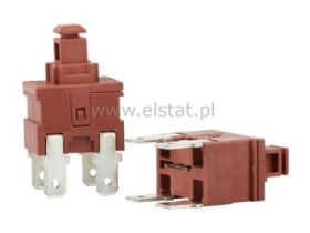 Przycisk stabilny do odkurzacza 10A; prosty; 4P