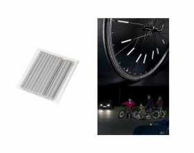 Rurki odblaskowe montowane na szprychy - 12 szt