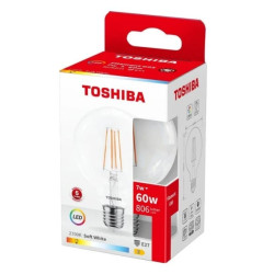 TOSHIBA LED FILAMENT G95 E27 7W 2700K/10szt./
