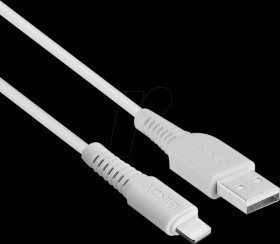 31325 Sync and charging cable, USB-A &gt; Lightning, MFi, 0.5 m, white
