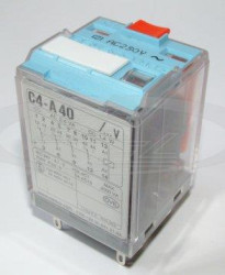 C4-A40/AC230V przekaźnik przemysłowy 4-polowy 10A 230VAC RELECO