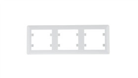 Lumina Soul Ramka Potrójna Pozioma Biała Wl5230