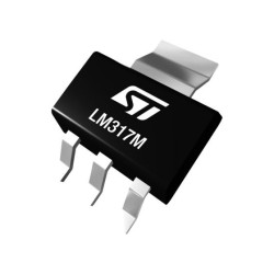 LM317MS-TR Medium current 1.2 to 37 V adjustable voltage regulator