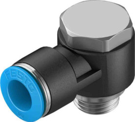 Złączka pneumatyczna G 1/4 męskie Wciskane 10 mm Festo Adapter gwintowany kolankowy