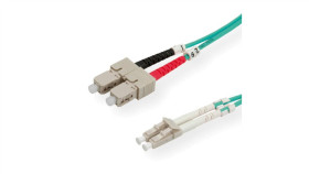 Kabel Value F.O. 50/125Μm Om3, Lc/Sc, Turkusowy, 3M