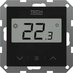 Bezprzewodowy regulator pokojowy czarny F-8Z Tech Sterowniki