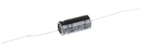 Kondensator 470μF 25V dc Osiowy, Otwór przelotowy RS PRO 10 (Dia.) x 21mm
