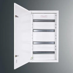 Rozdzielnica p/t modułowa RW 21NN 4 x 20S 762x423x175 szyna TSH35 zamek patent.9081 IP30 RAL9003