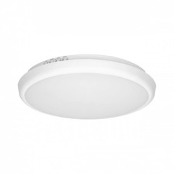 CERS LED 16W, plafon z mikrofalowym czujnikiem ruchu, 1300lm, IP65, 4000K, poliwęglan mleczny, biały, funkcja przyciemnienia AD