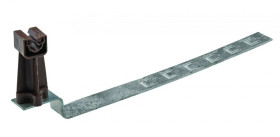 Uchwyt dachówkowy regulowany 420mm (wejście na drut fi6 i fi8) ocynk ogniowy R.8298