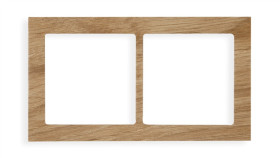 Deco Ramka Podwójna - Drewno (Dąb) Dąb Drd-2F