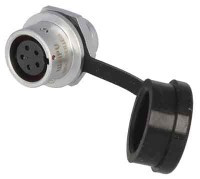 SFF1212-5G-P Gniazdo 5 pin, IP67, na panel, bagnetowe