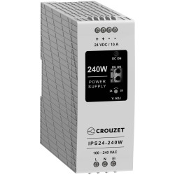 Crouzet 89452242 PSU 24V 10A 240W Compact DIN Rail Industrial Supply
