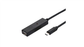 Value Przedłużacz Usb 2.0 Z Aktywnym Repeaterem, A - C, Czarny, 20 M