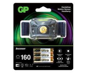 Latarka czołowa z trybem nocnym i czujnikiem ruchu