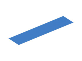 Arkusz ochronny, montaż Montaż powierzchniowy,1m x 150mm x 2.4mm, 460-0024-1500-10000