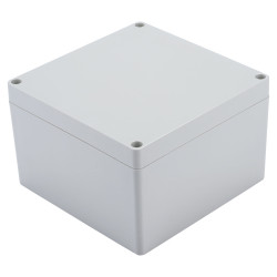 Hammond 1554QAGY Watertight ABS Enclosure Grey 140 x 140 x 90mm