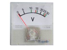 Woltomierz panelowy mini 30V