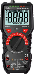 TRMS digital multimeter MS0205, 10 A(DC), 10 A(AC), 1000 VDC, 750 VAC, 6 nF to 100 mF, CAT III 1000 V, CAT IV 600 V