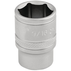 Draper Expert 16571 3/8&quot; Sq. Dr. 6 Point Imperial Socket (9/16&quot;)
