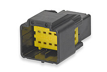 Złącze samochodowe 10-pinowe Molex 2-rzędowe Męski 10A Montaż na kablu Połączenie zagniatane Obudowa zagniatana