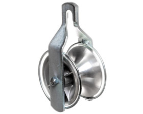 Rolka pojedyńcza aluminiowa łożyskowana fi 77mm ST26.33