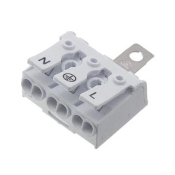 Złącze zatrzaskowe 3 pola z uziemieniem, raster 10mm