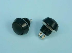 PBWC-12B 2A/250V 12mm BLACK PRZYCISK