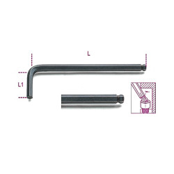 Klucz imbusowy Jednostki metryczne BETA L