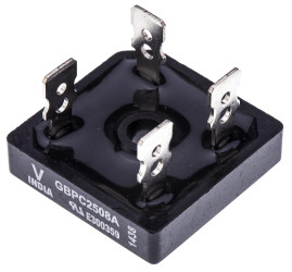 Mostek prostowniczy Jednofazowy 25A 800V Połączenie silikonowe GBPC-A