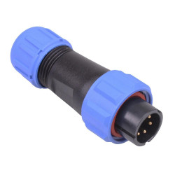 6 Pin Waterproof W13 Male Plug Cable Connector IP68