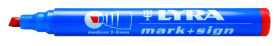 Marker Permanentny 2-6mm wodoodporny Lyra ścięty czerwony / L4010017