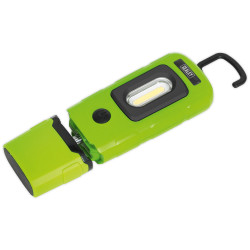 Sealey LED3601G Rechargeable 360&#xB0; Inspection Light 3W COB &amp; 1W SMD LED Grn LiPo
