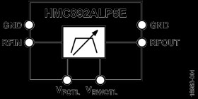3.45 GHz to 6.25 GHz, Tunable Band-Pass Filter