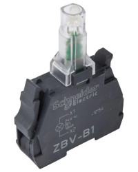 Harmony XB4 Zestaw świetlny Ø22 biały LED 24V (dawniej ZBVB3, ZBVB4, ZBVB5, ZBVB6, ZBVB8)