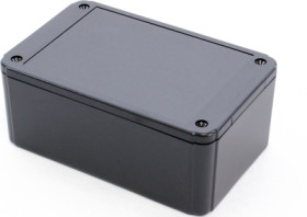 ABS enclosure, (L x W x H) 125 x 80 x 50 mm, black (RAL 9005), IP54, RL6225BK