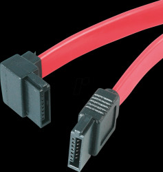 SATA18LA1 Cable SATA 6 Gb/s fe. &gt; SATA fe., 45 cm, red, st/le
