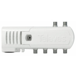 Wzmacniacz antenowy 1/4 + TV TELEVES 552320, Filtr LTE/5G