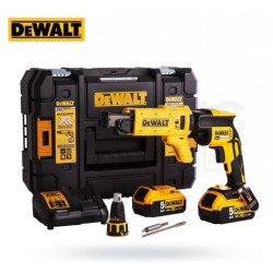 WKRĘTARKA AKUMULATOROWA DO G-K XR 18V 2*5,0AH LI-LON+DCF6201 DEWALT