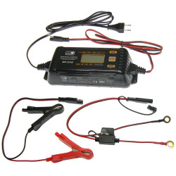 Prostownik 12V/24V 6A/3A LCD do akum. ładowarka automat.