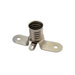 GNIAZDO OPRAWKA ŻARÓWKI WKRĘCANEJ E10 METALOWE DO LUTOWANIA