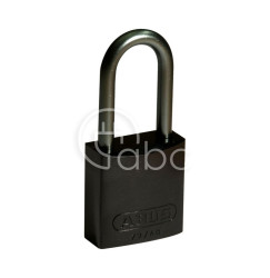 Kłódka LOTO z aluminiową szeklą 40 mm, czarna (6 szt.), 814074