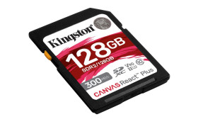 Karta SD SDXC, 128 GB Tak, Kingston CANVAS REACT PLUS -25 → +85°C